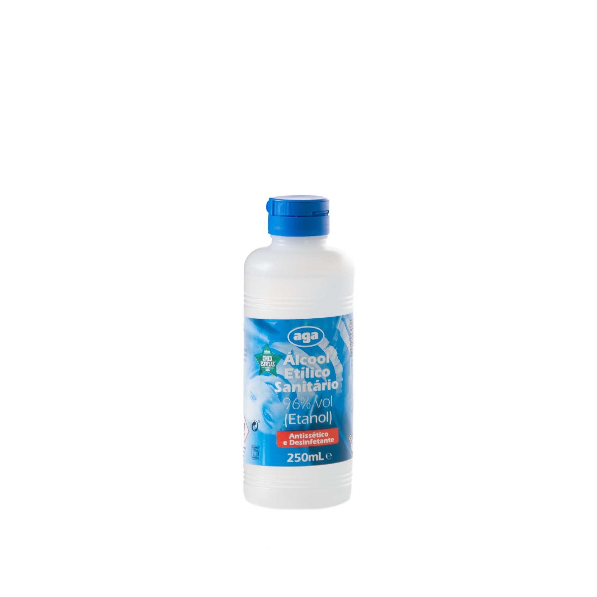 Álcool Etílico Sanitário 96% Aga 250ml