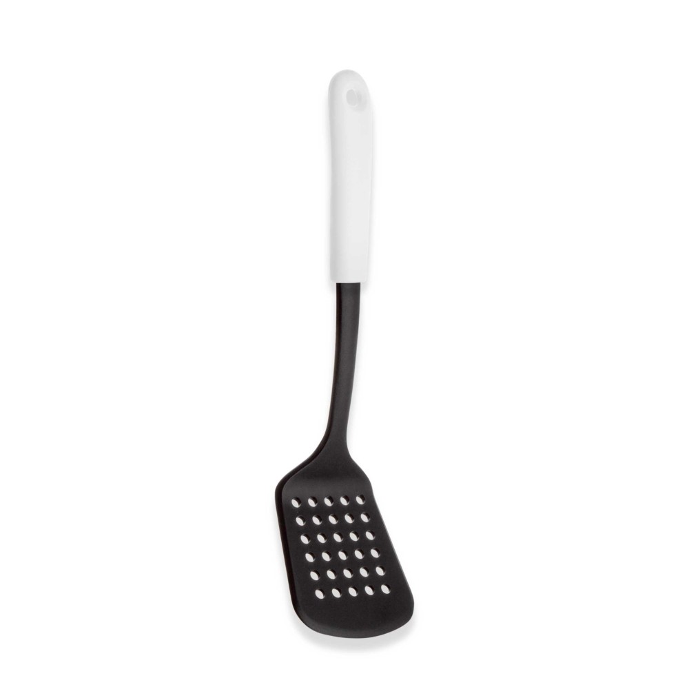Espátula Nylon Living Preto / Branco 31cm