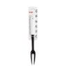 Garfo Nylon Living Preto / Branco 32cm Garfo Nylon Living Preto / Branco 32cm