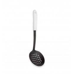 Escumadeira Nylon Living Preto / Branco 32.5cm