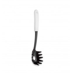 Colher Esparguete Nylon Living Preto / Branco 31cm