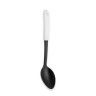 Colher Arroz Nylon Living Preto / Branco 30.5cm