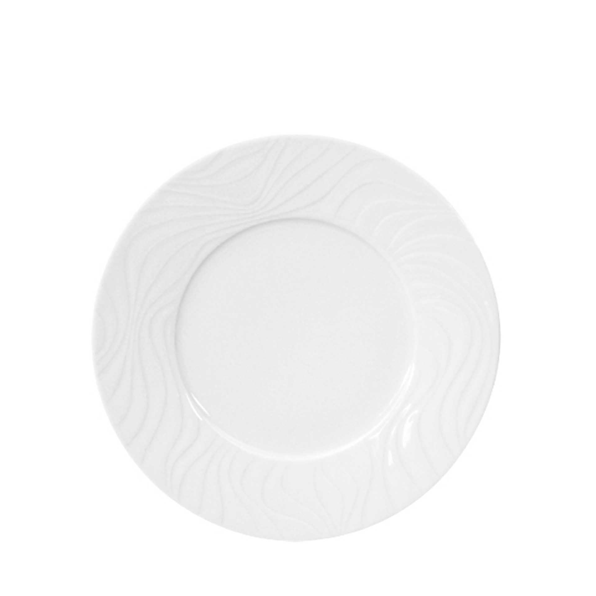 Prato Porcelana Waves Sobremesa N.3 22cm
