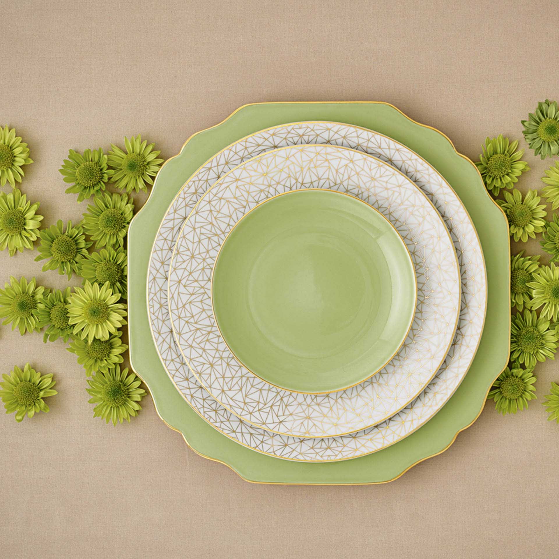 Prato Raso Matcha Peac 27cm