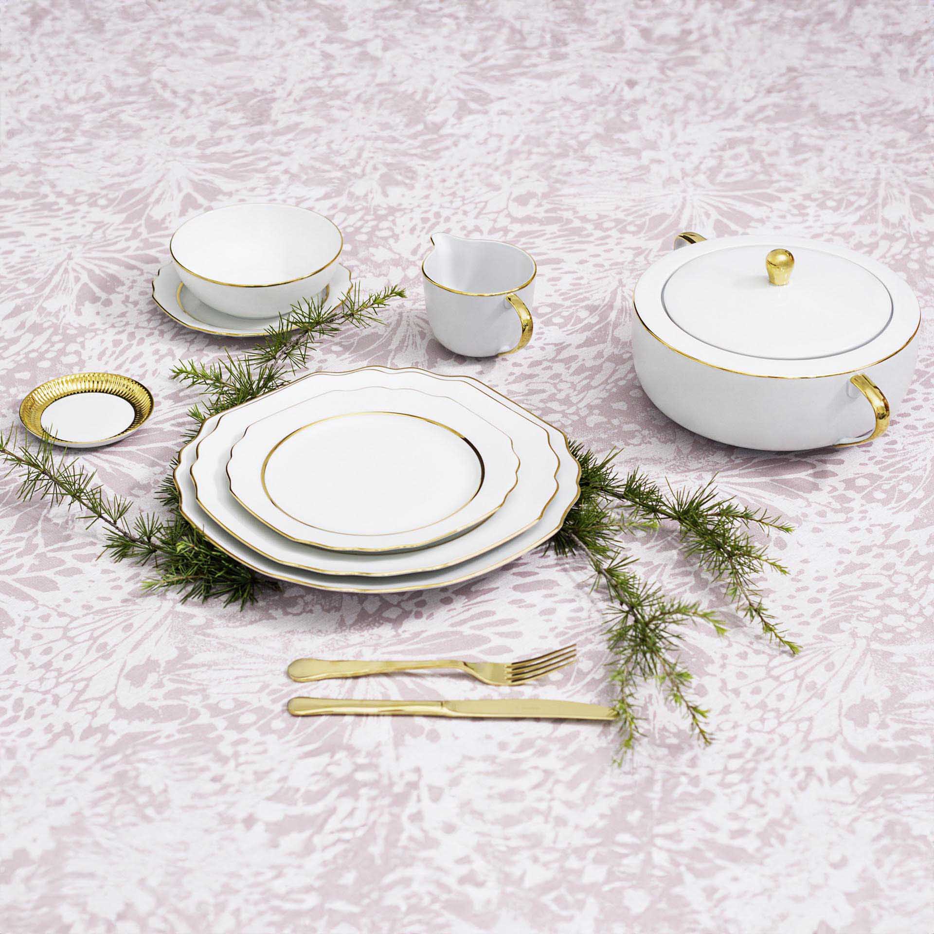 Prato Sopa Premium Gold Viena 23cm