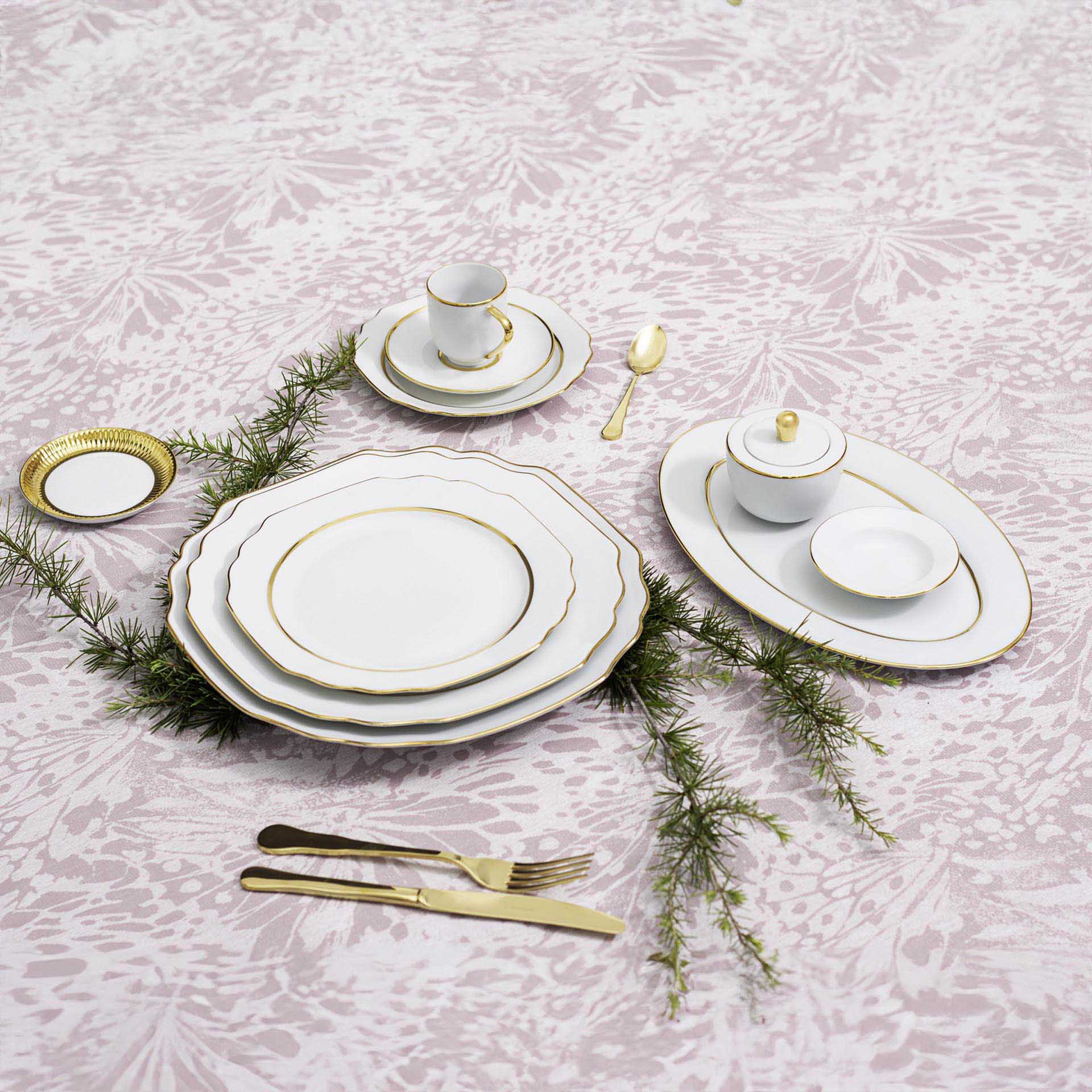 Prato Sopa Premium Gold Viena 23cm