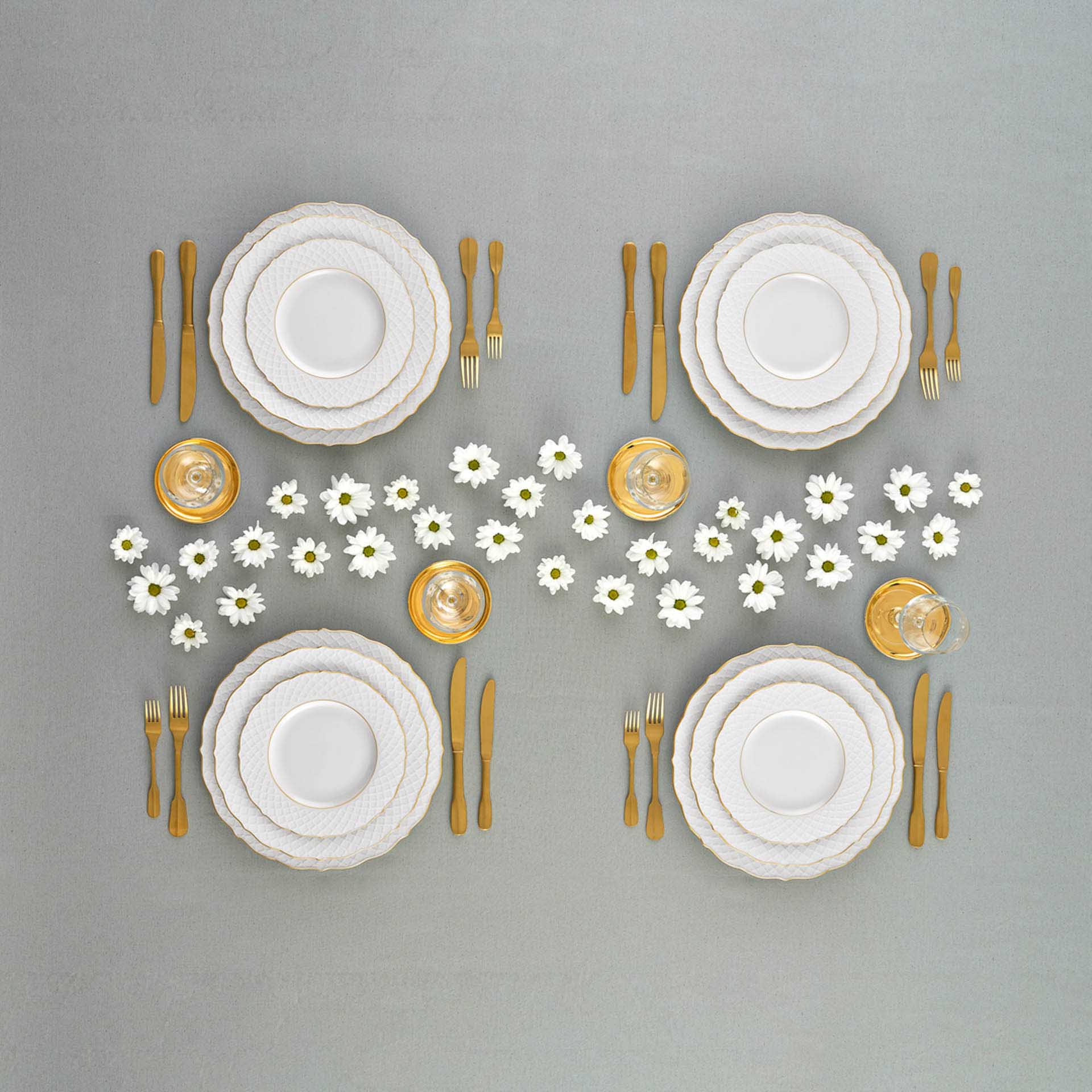 Chávena Café Empire Gold 9cl + Pires 12cm