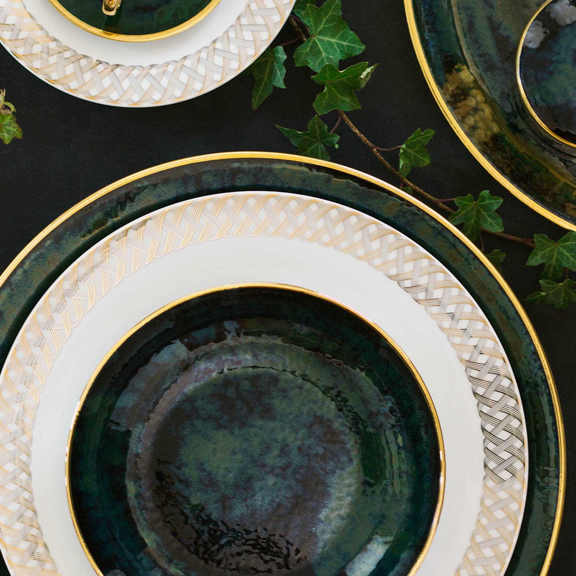 Centro Mesa Lush Forest Dom 31cm