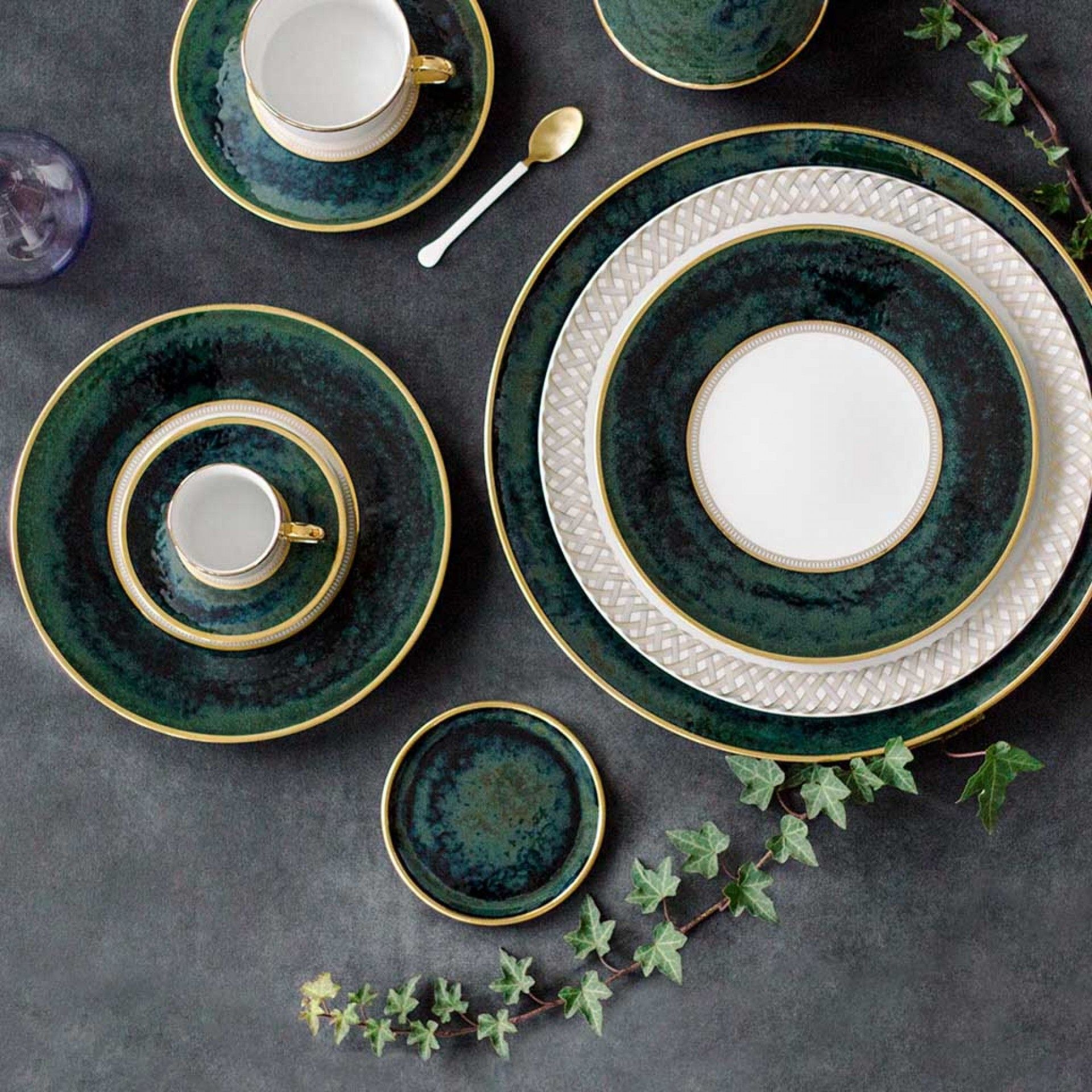 Centro Mesa Lush Forest Dom 31cm