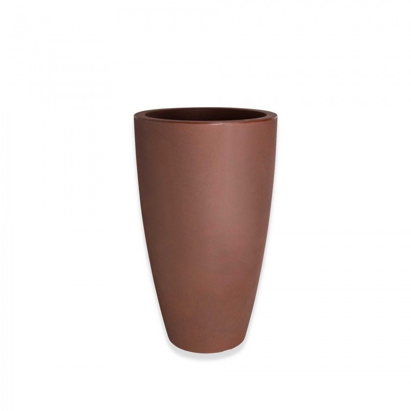 Vaso Plstico Cone Alto Bronze N.50 40X70cm