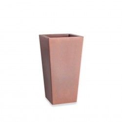 Vaso Plstico Quadrado Alto Bronze N.70 36X36X70cm