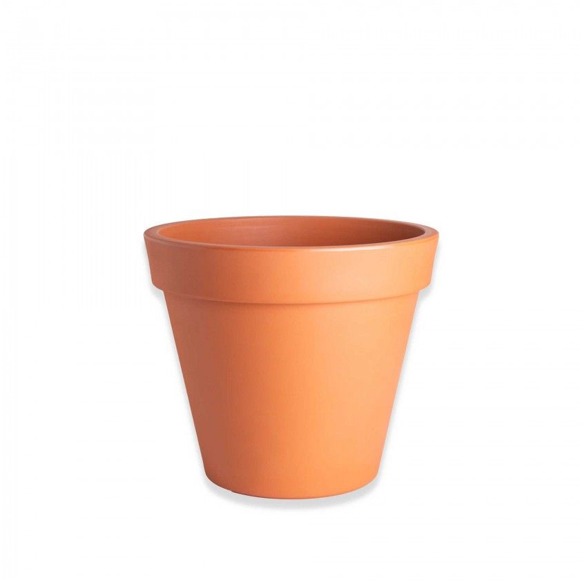 Vaso Plstico Standard Redondo Terracota N.30 29X26cm