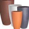 Vaso Plástico Cone Alto Bronze N.70 40X70cm Vaso Plástico Cone Alto Bronze N.70 40X70cm