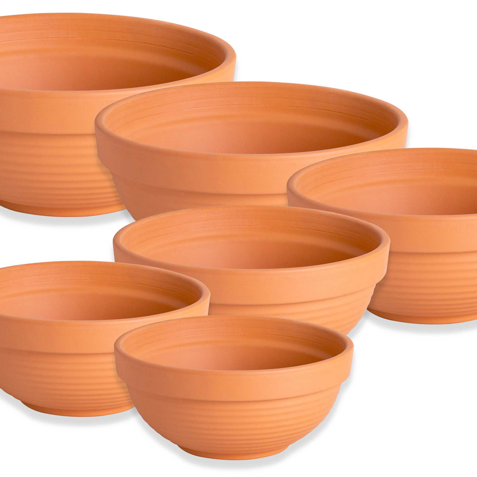 Taça Ondulada Barro Redonda N.28 29X13.5cm