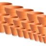 Vaso Barro Standard Redondo N.14 15.5X13.5cm Vaso Barro Standard Redondo N.14 15.5X13.5cm