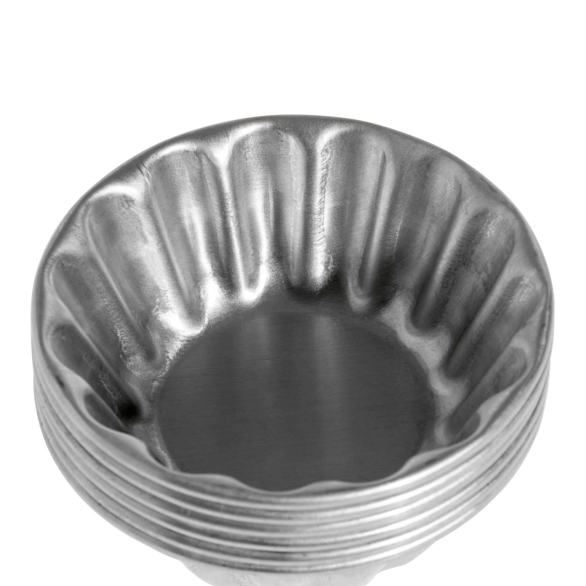 Forma Queque Alumínio Classic Canelada Pack 6