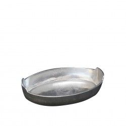 Tabuleiro Alumnio Fundido Oval 24.5X14.5X4cm