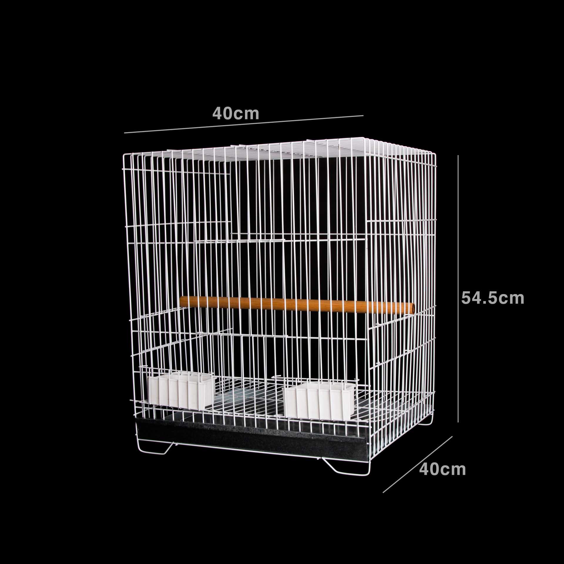 Gaiola Papagaio Quadrada 40X40X54.5CM