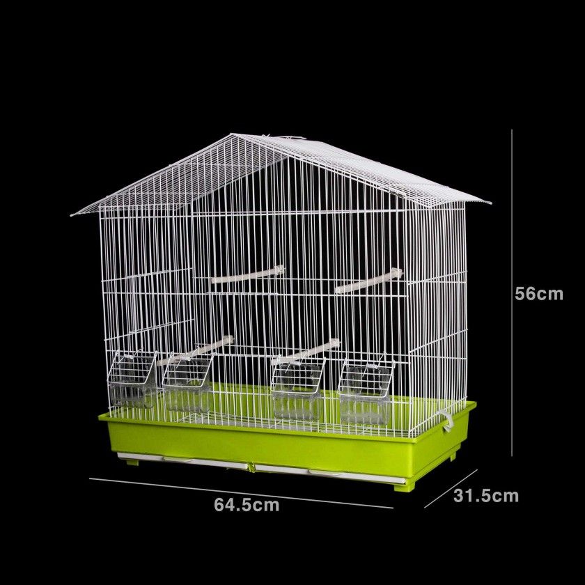 Gaiola Rola Melro Plastificada Malha Canrio 64.5X31.5X56CM