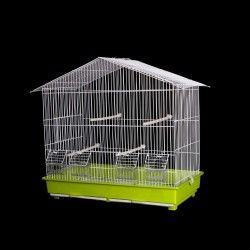 Gaiola Rola Melro Plastificada Malha Canrio 64.5X31.5X56CM