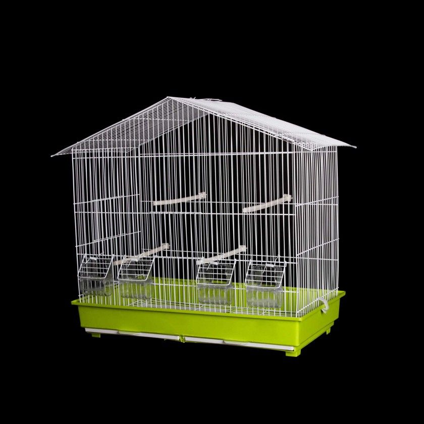 Gaiola Rola Melro Plastificada Malha Canrio 64.5X31.5X56CM