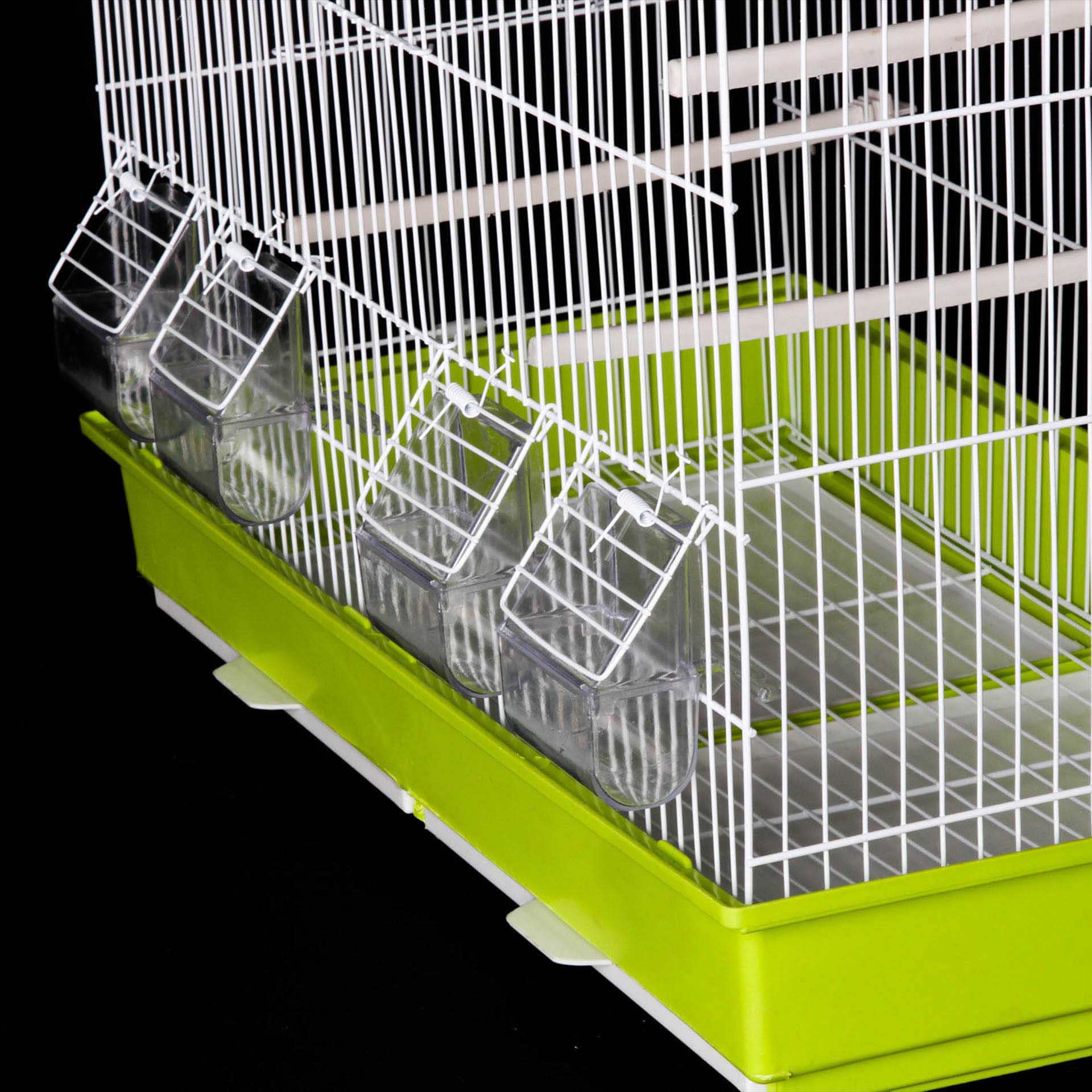 Gaiola Rola Melro Plastificada Malha Canário 64.5X31.5X56CM