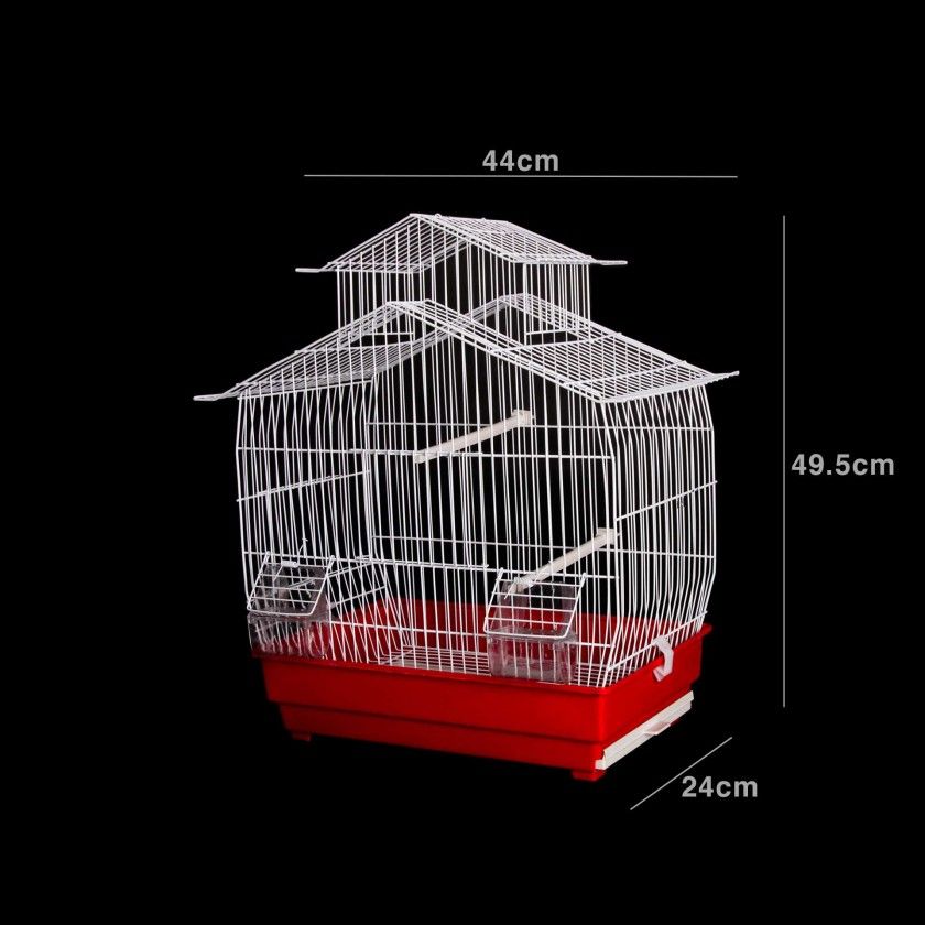 Gaiola Catedral com Cpula Plastificada 44X24X49.5CM