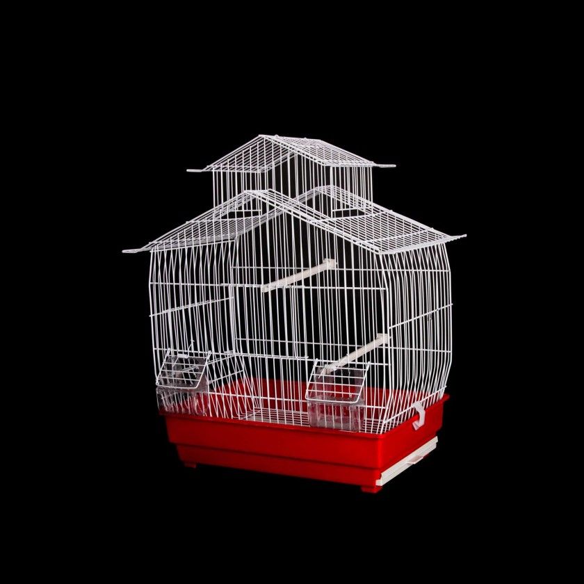 Gaiola Catedral com Cpula Plastificada 44X24X49.5CM