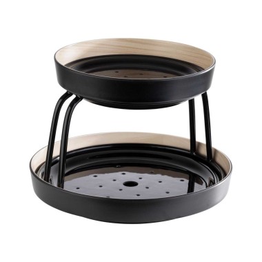 Ta�a + Bandeja Melamina Frida Redondo 25.5X6cm