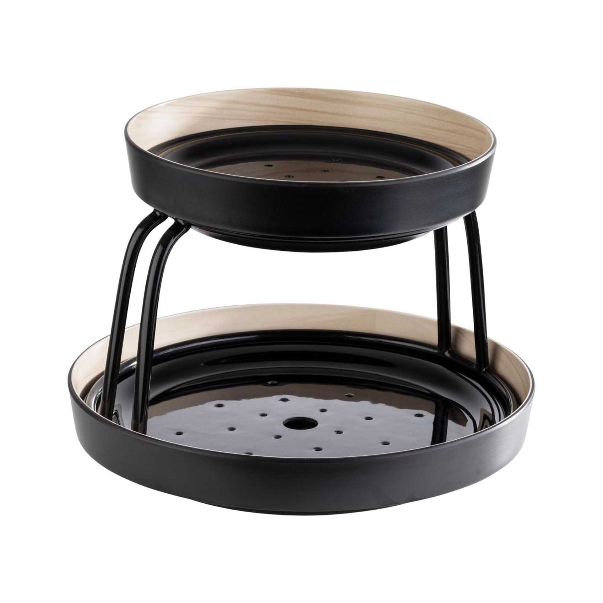 Taça + Bandeja Melamina Frida Redondo 33X6cm