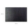 Individual Couro Sinttico Croco Castanho 45X30cm