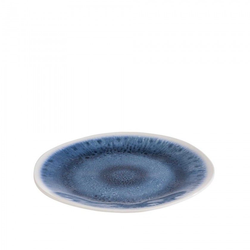 Prato Raso Melamina Blue Ocean Redondo 26.5X2cm Prato Raso Melamina Blue Ocean Redondo 26.5X2cm