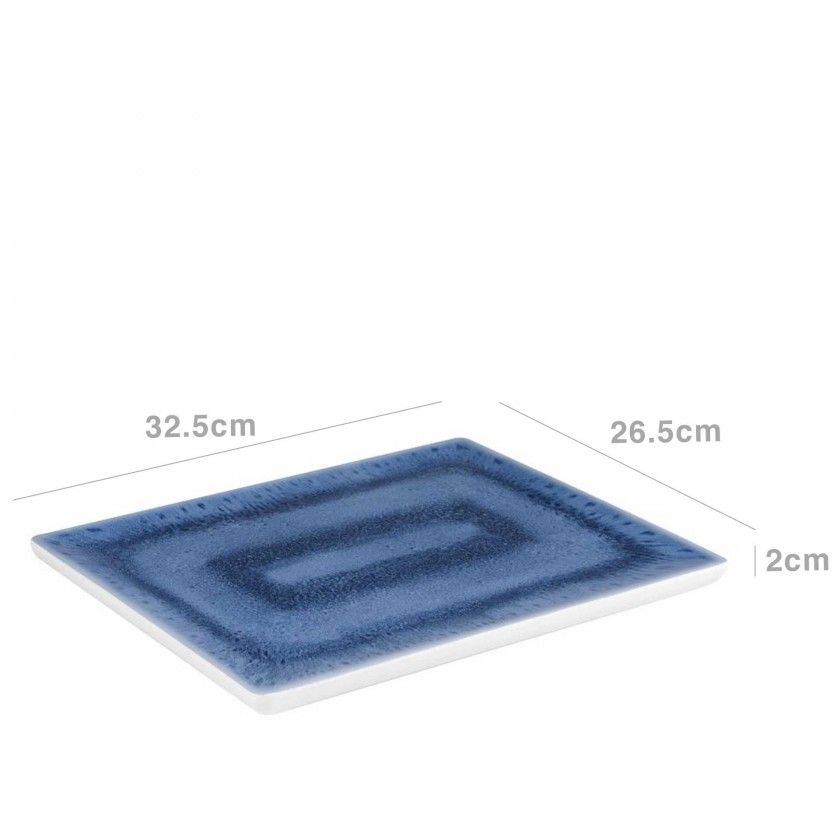 Bandeja Melamina Blue Ocean Gn1/2 32.5X26.5X2cm Bandeja Melamina Blue Ocean Gn1/2 32.5X26.5X2cm