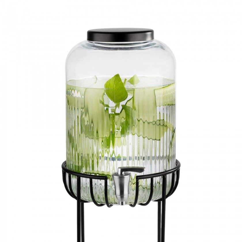Dispensador Bebidas Vidro Urban Redondo 7000ml 22X45cm