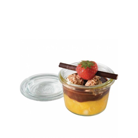 Frasco Vidro Weck com Tampa 80ml 6X5.5cm Pack 12 - Image product