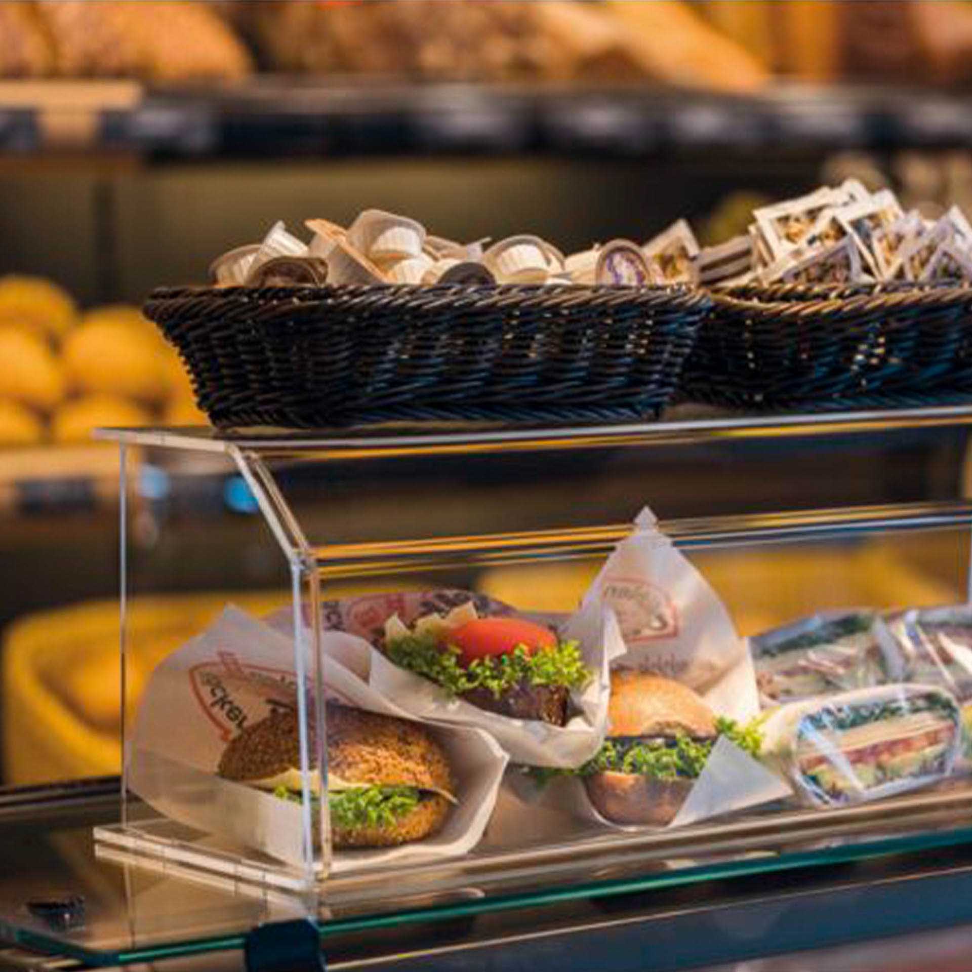 Expositor Acrílico Transparente 56X20X21cm