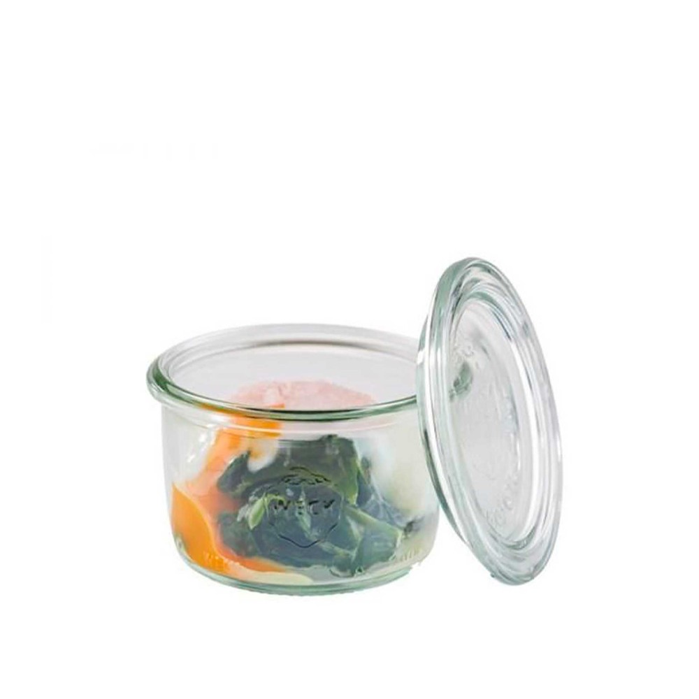 Frasco Vidro Weck com Tampa 200ml 9X6cm Pack 12