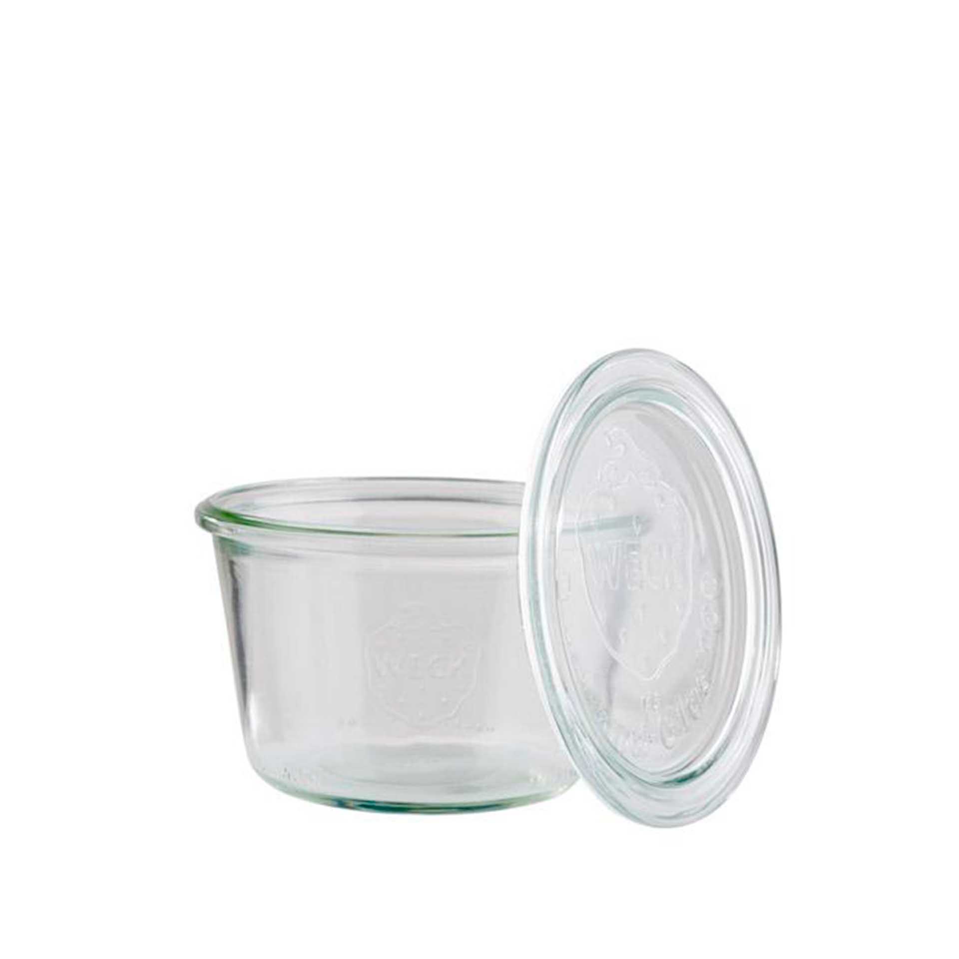 Frasco Vidro Weck com Tampa 370ml 11X7.5cm Pack 3