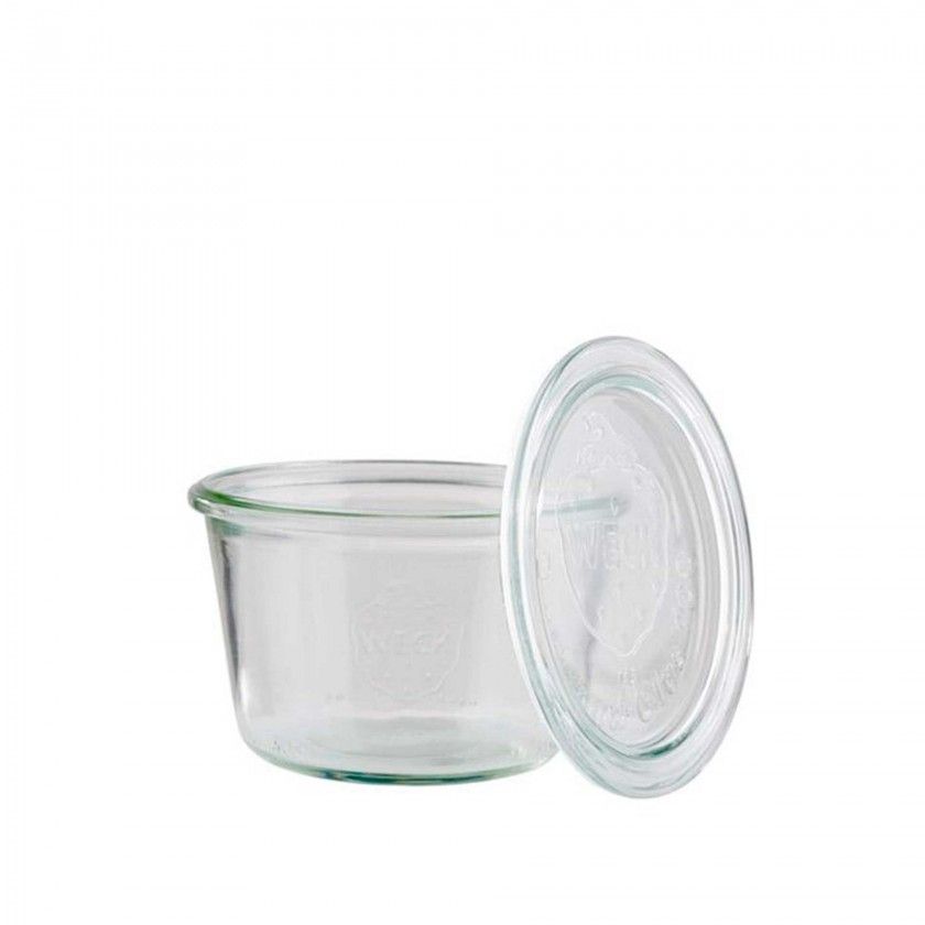 Frasco Vidro Weck com Tampa 370ml 11X7.5cm Pack 3