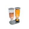 Dispensador Cereais Duo Cinzento 9000ml 24X37.5cm