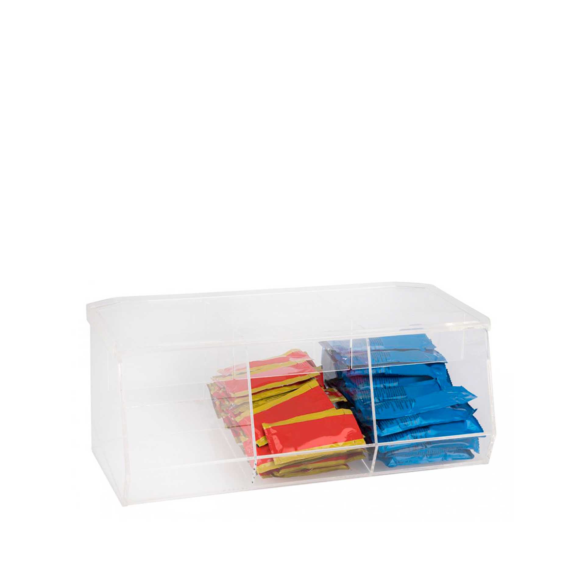 Expositor com 3 Compartimentos 43X18cm