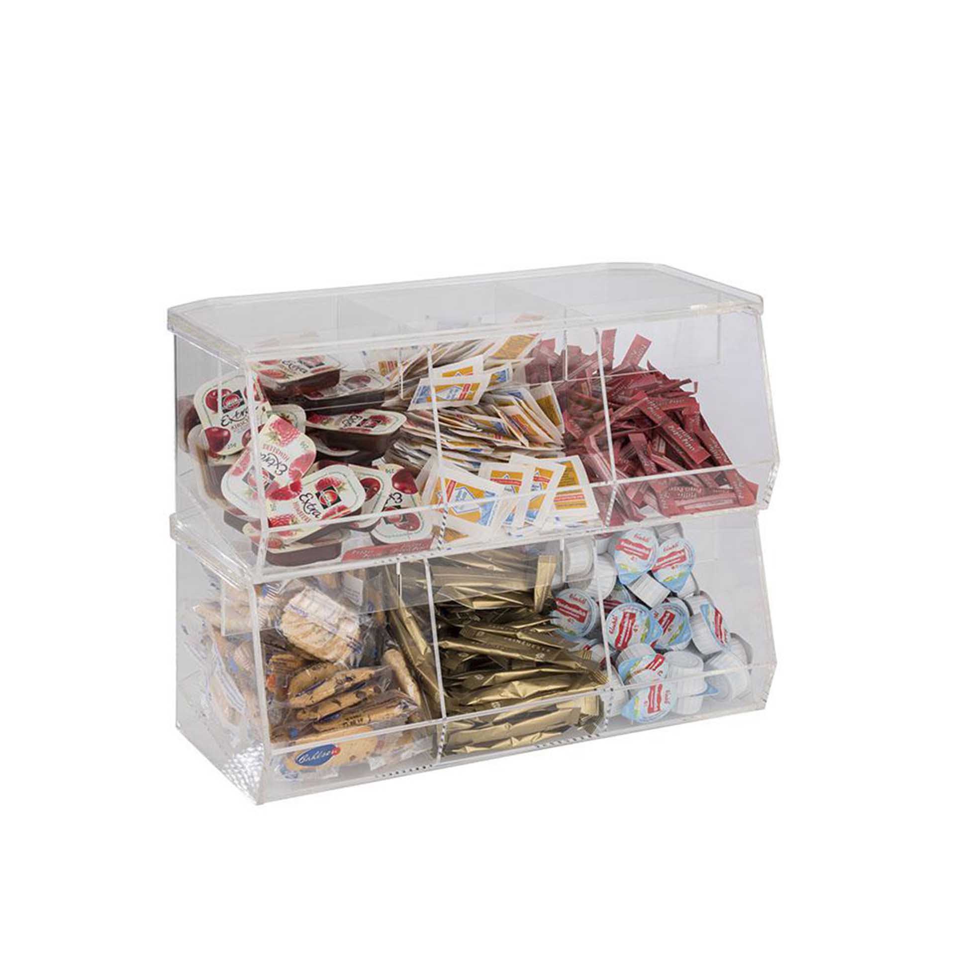 Expositor com 3 Compartimentos 43X18cm