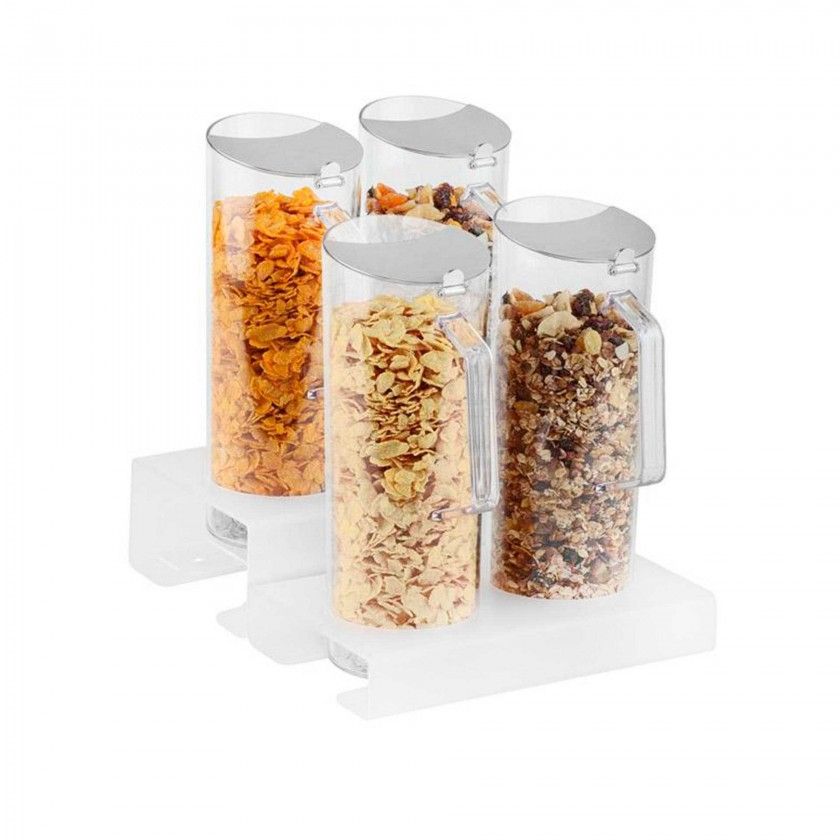 Dispensador Cereais Duplo 26X15.5cm