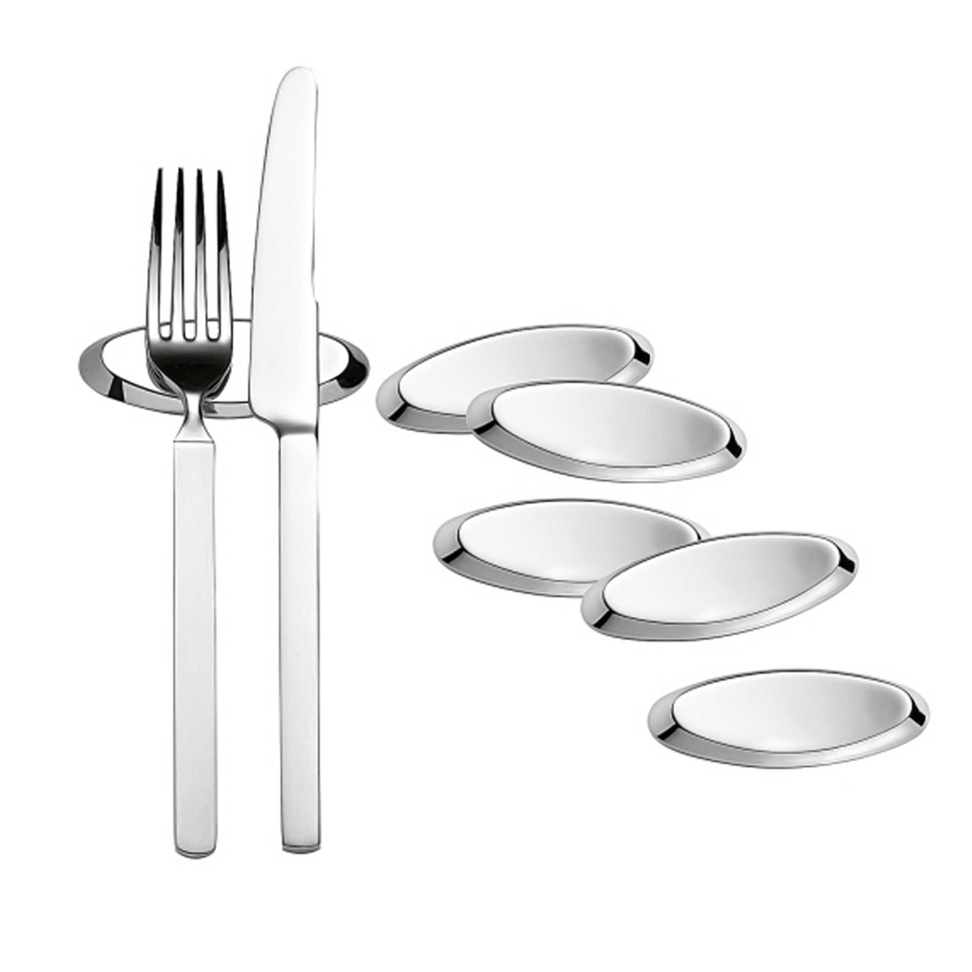 Apoio para Facas Metal 8X3cm Pack 6