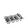 Divisor Talheres 6 Divises 53X32.5X10cm