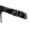 Faca Srvia Cabo Acrlico Sico Efeito Mrmore Preto 20cm