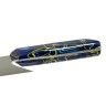 Faca Srvia Cabo Acrlico Sico Efeito Mrmore Azul 20cm