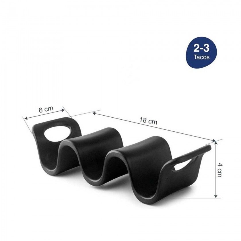 Suporte Melamina para 2-3 Tacos 18X6X4cm Suporte Melamina para 2-3 Tacos 18X6X4cm