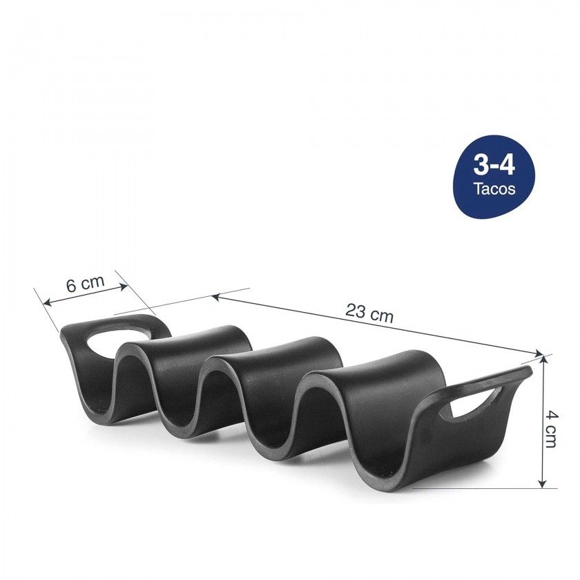 Suporte Melamina para 3-4 Tacos 23X6X4cm Suporte Melamina para 3-4 Tacos 23X6X4cm