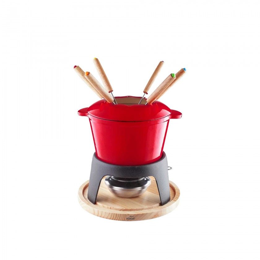 Fondue Rosso Lacor 1200ml 16.5cm Fondue Rosso Lacor 1200ml 16.5cm
